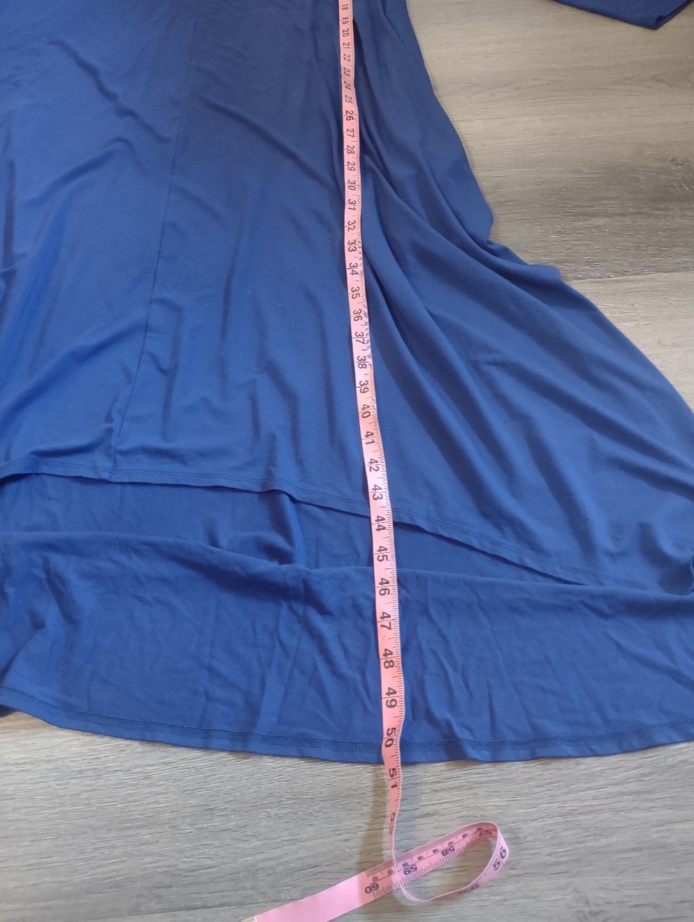 Universal Standard Royal Blue V-Neck High Low Maxi Dress - Picture 6 of 7